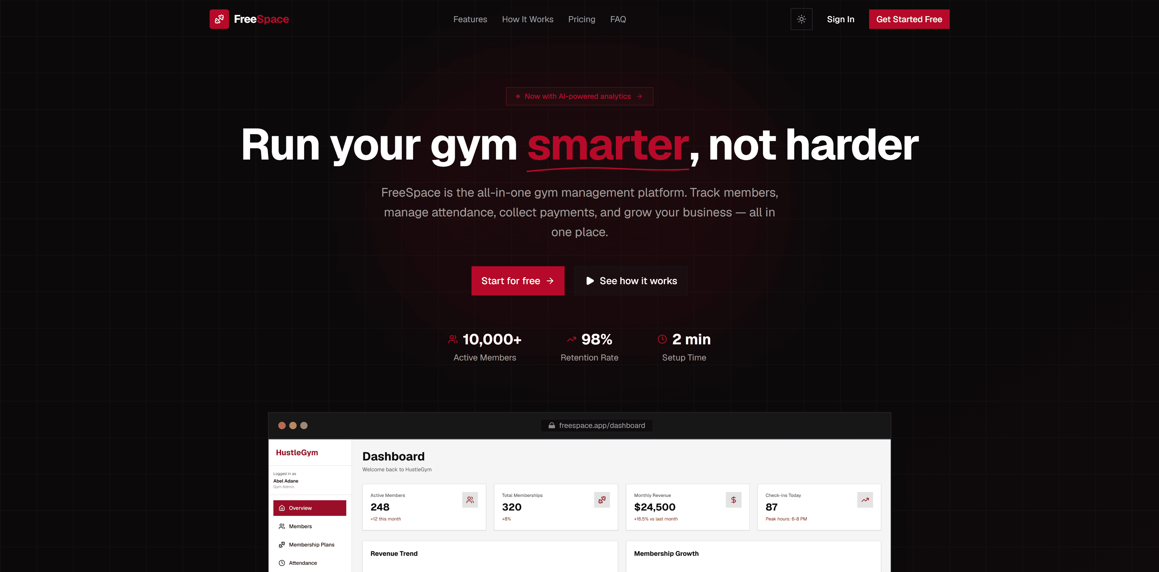 Hustle Gym Management